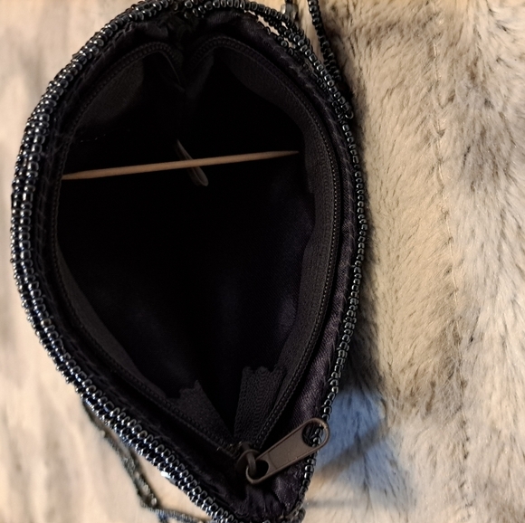 Blue & Silver Beaded Bag - Picture 7 of 7